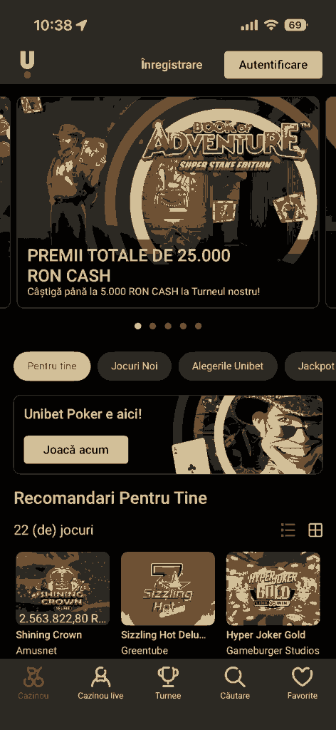 Pacanele Unibet App