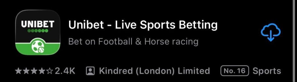 Unibet app pariuri sportive