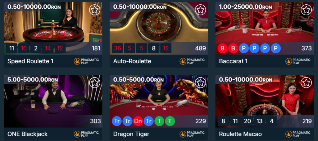 jocuri live ultrabet casino