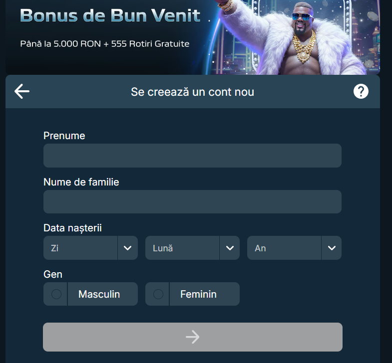 recenzie ultrabet - formular inregistrare