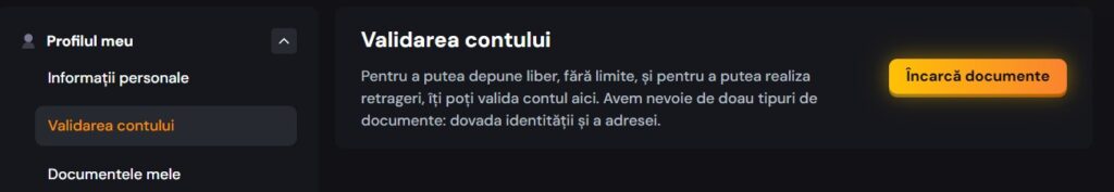 bonus fara depunere la verificare joker casino