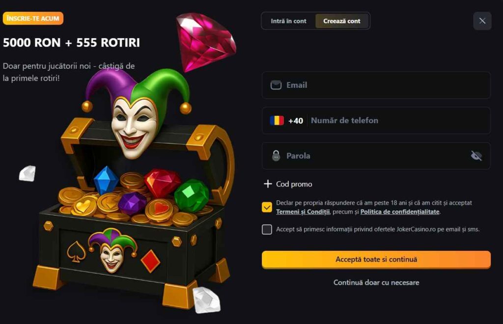 joker casino romania
