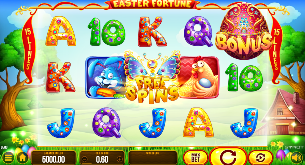 rotiri gratuite de paste - joc Easter Fortune